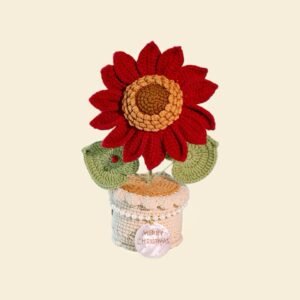 13 Custom Seashell Crochet Sunflower