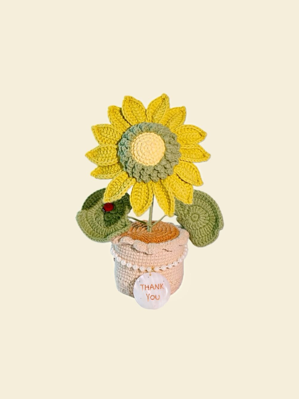 14 Custom Seashell Crochet Sunflower