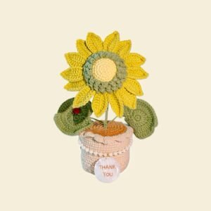 14 Custom Seashell Crochet Sunflower