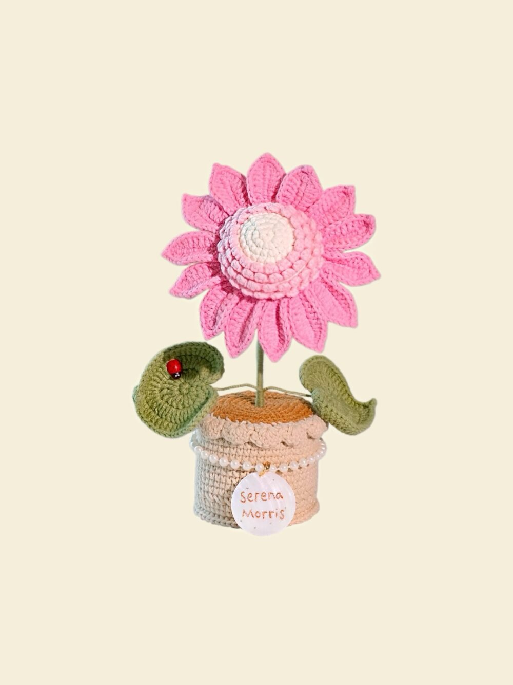 15 Custom Seashell Crochet Sunflower