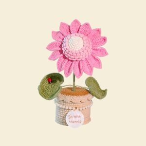 15 Custom Seashell Crochet Sunflower