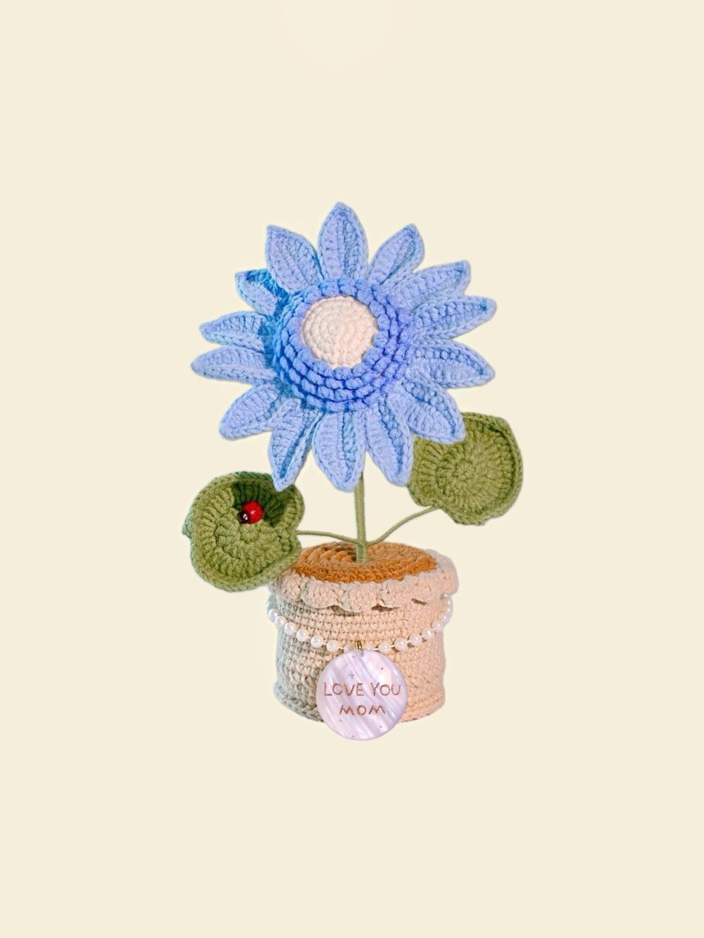 17 Custom Seashell Crochet Sunflower