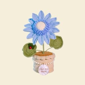 17 Custom Seashell Crochet Sunflower