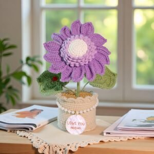 20 Custom Seashell Crochet Sunflower