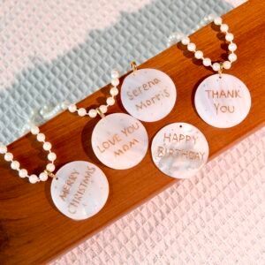 tag Custom Seashell Crochet Cosmos