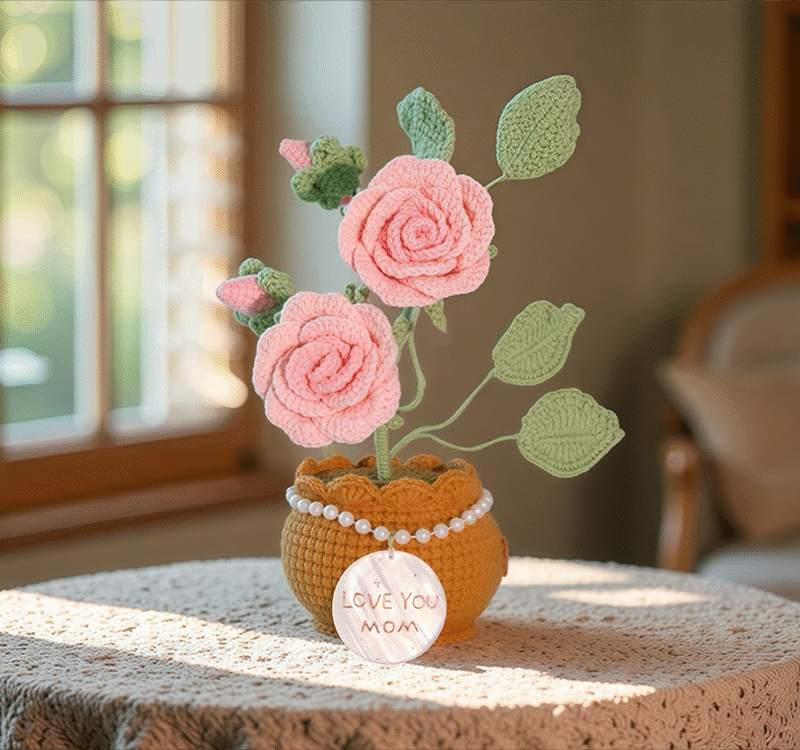 Crochet Delphinium Bouquet