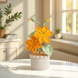 Crochet Double Cosmos