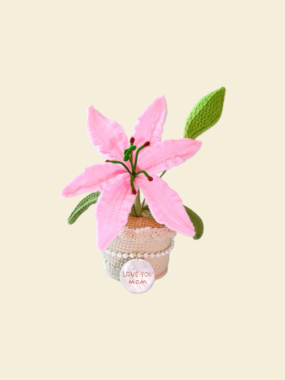 lily2 Custom Seashell Crochet Lily