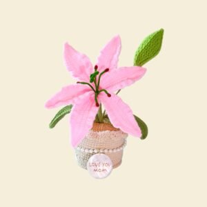 lily2 Custom Seashell Crochet Lily