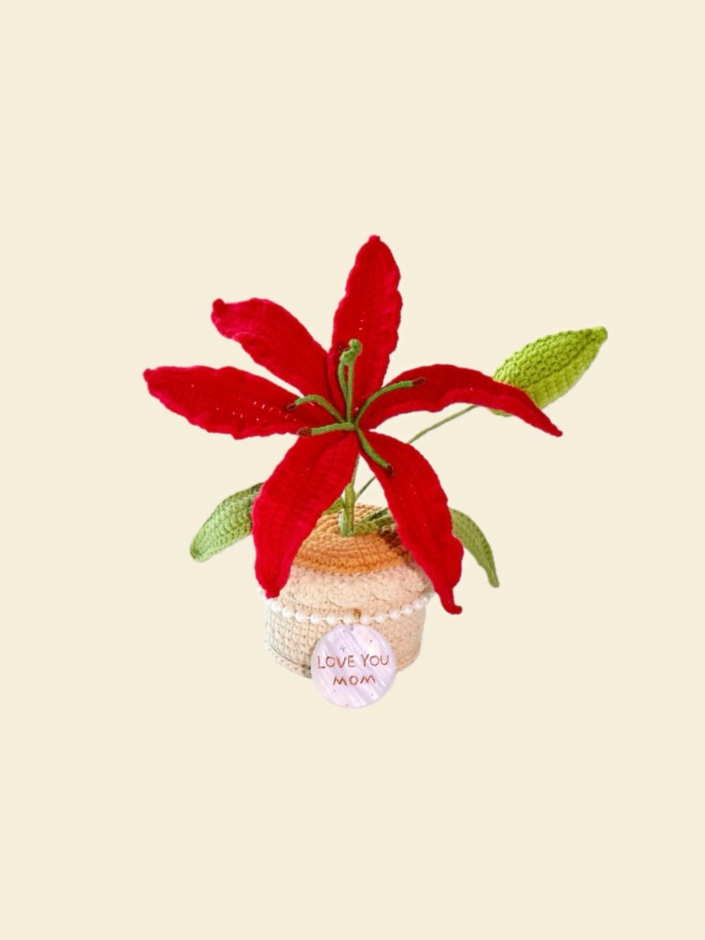 lily5 Custom Seashell Crochet Lily