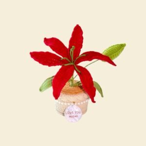 lily5 Custom Seashell Crochet Lily