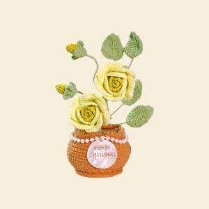 Custom Seashell Crochet Rose