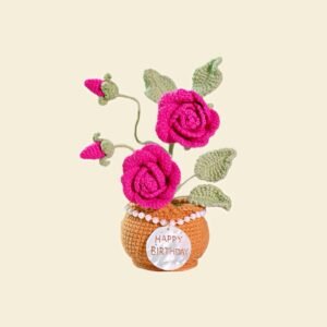 Custom Seashell Crochet Rose